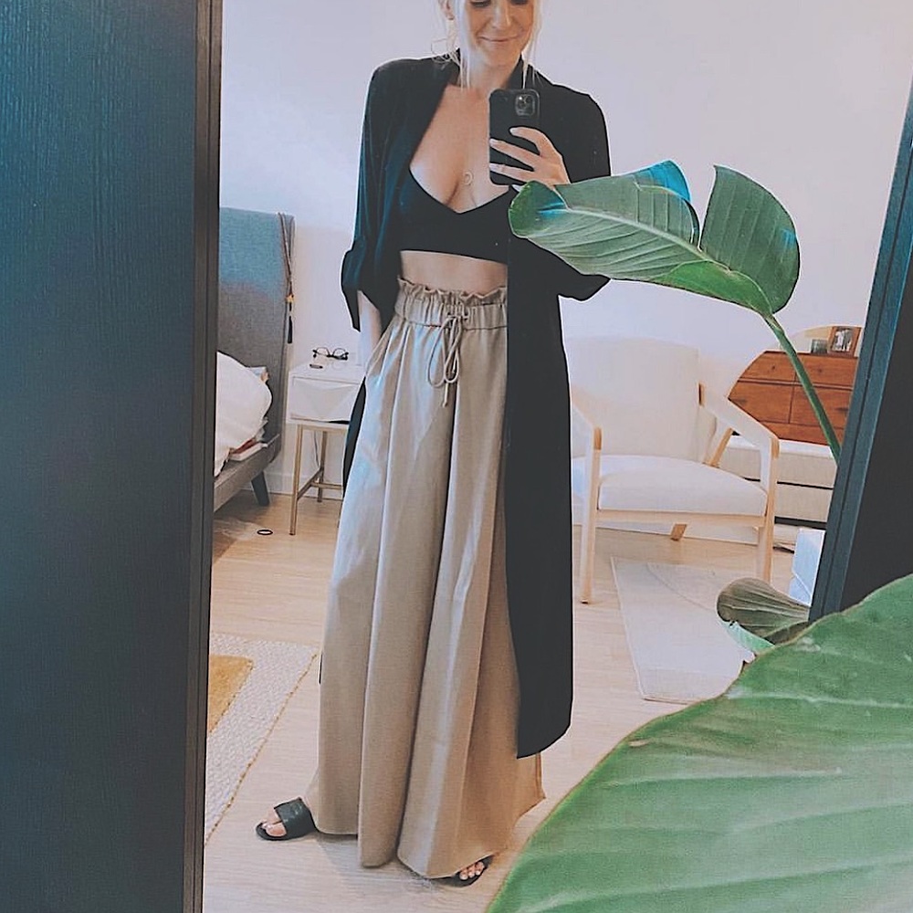 Ona by Yoon Tribeca Washable Satin Trouser